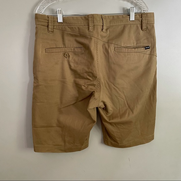 VOLCOM FRICKIN MODERN STRETCH SHORTS - KHAKI - Picture 2 of 3